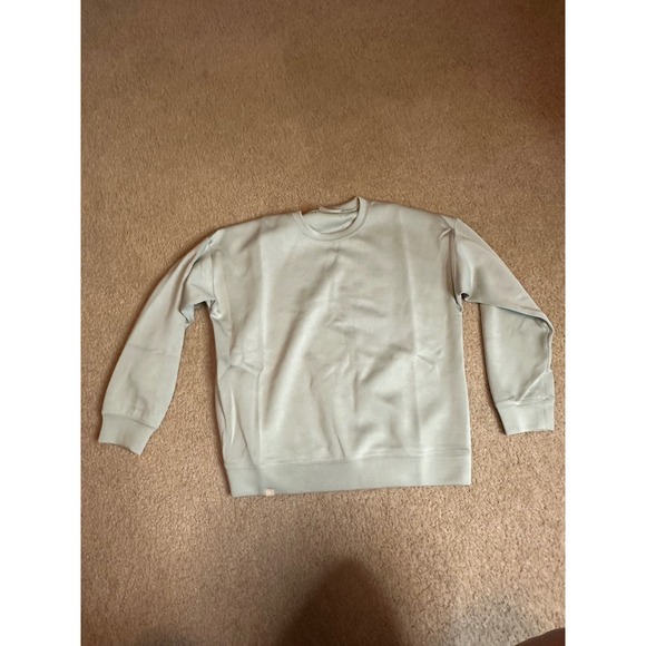 Alexander Jane Tops - Alexander Jane The Cloud Crew Sage Green Sweatshirt M/L AJ3004 Relaxed Fit